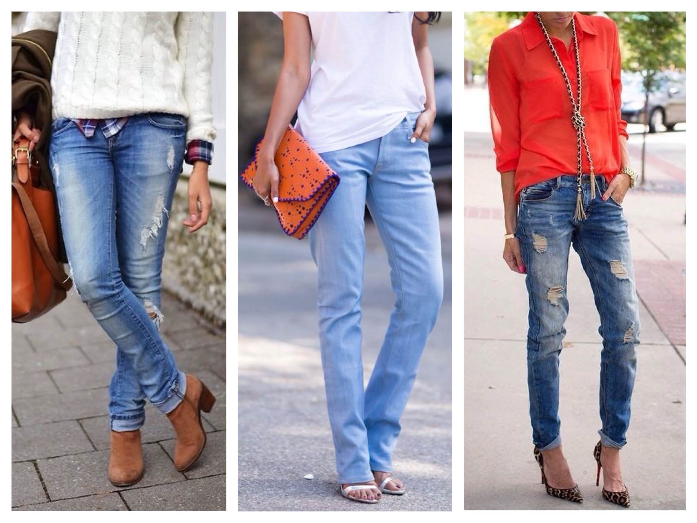 Прямые джинсы: с чем носить