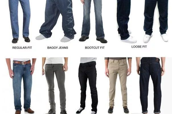 Виды джинсов мужских названия