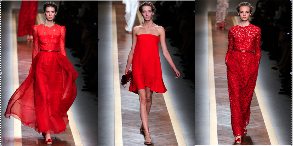 Красные платья, модные в 2019 году