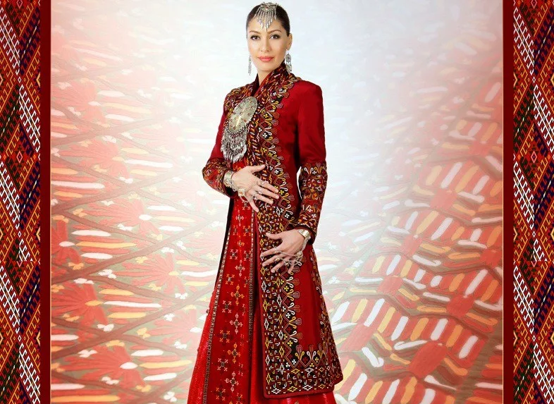 туркменские платья мода