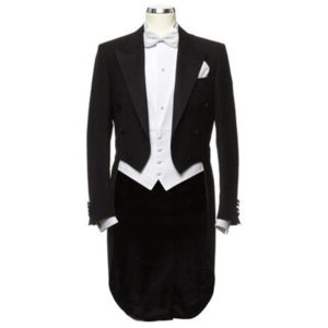 Vent Black Suits Tailcoat Fashion Elegant Men Suits New Arrival High Quality Slim Fit Wedding