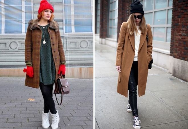 Какую выбрать шапку к пальто коричневого цвета?