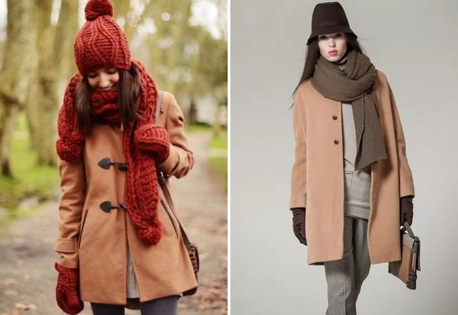Какую выбрать шапку к пальто коричневого цвета? 1