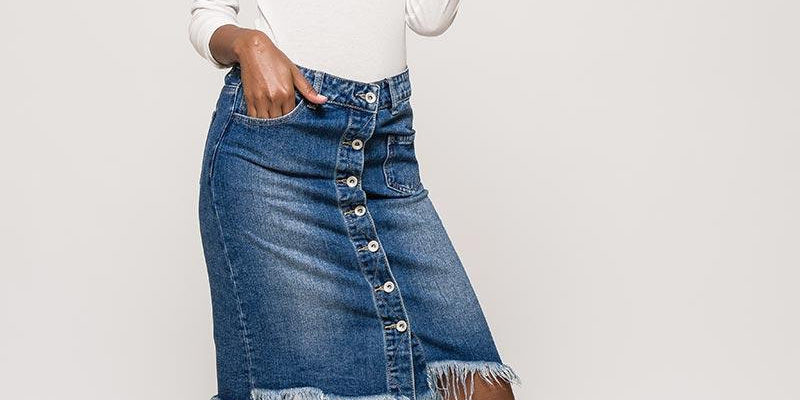 С чем носить джинсовую юбку? Стильные образы
