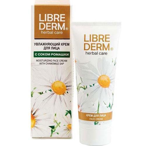 Librederm moisturizing face cream with chamimile sap