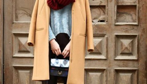 Классика женского стиля — бежевое пальто
