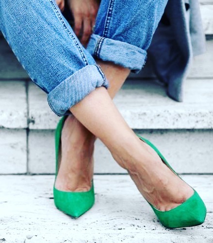 Туфли Зеленого Цвета Фото