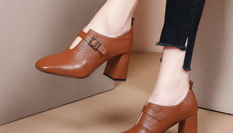 Коричневые женские туфли — с чем носить