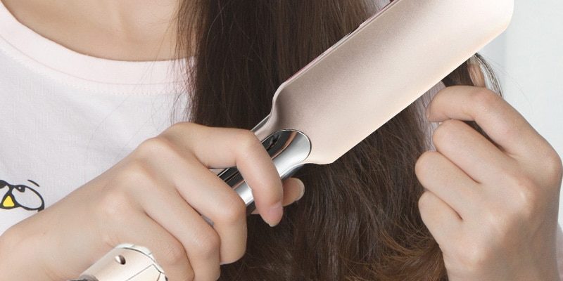 Как накрутить волосы на утюжок для выпрямления