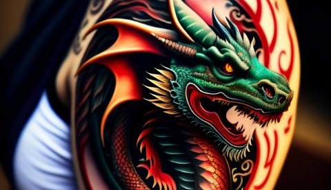 Все основные значения татуировок с драконом