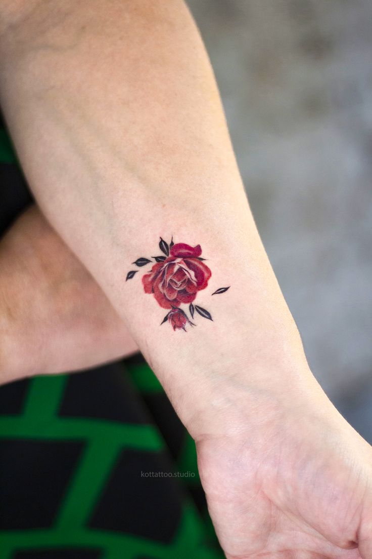 Тату роза. Тату роза для девушек. 100+ татуировок и эскизов на нашем сайте, заходи! | Татуировки листьев, Тату, Татуировки